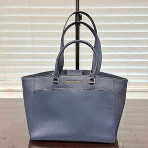 Navy Michael Kors Emmy Large Tote Bag
